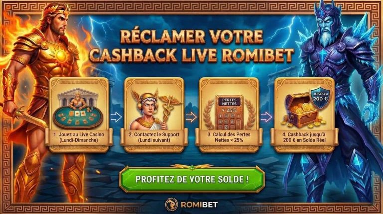 Romibet Casino cashback