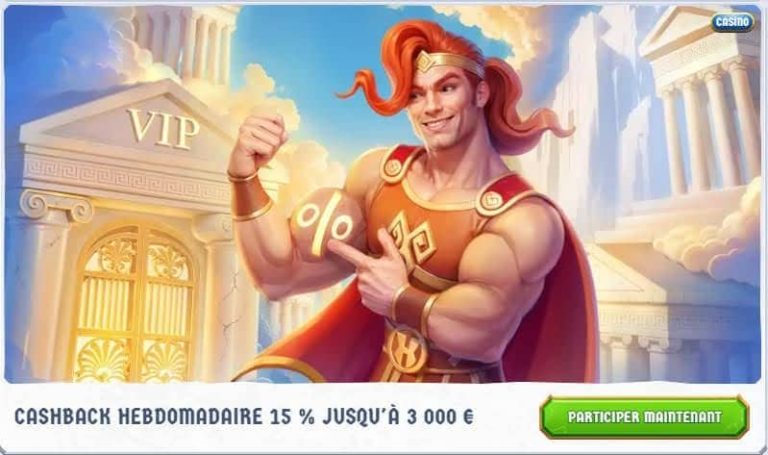 Romibet Casino cashback hebdomadaire